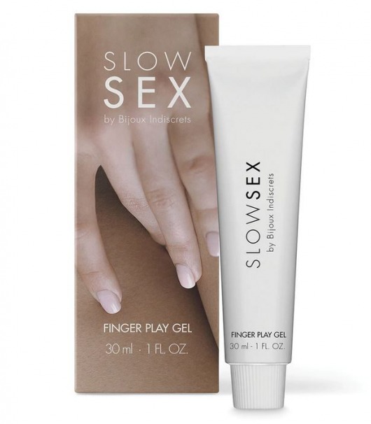 Гель для мастурбации с ароматом кокоса Slow Sex Finger Play Gel - 30 мл. - Bijoux Indiscrets - купить с доставкой в Томске