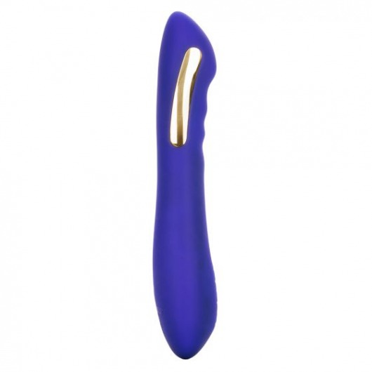 Фиолетовый вибратор с электростимуляцией Intimate E-Stimulator Petite Wand - 18,5 см. - California Exotic Novelties - купить с доставкой в Томске