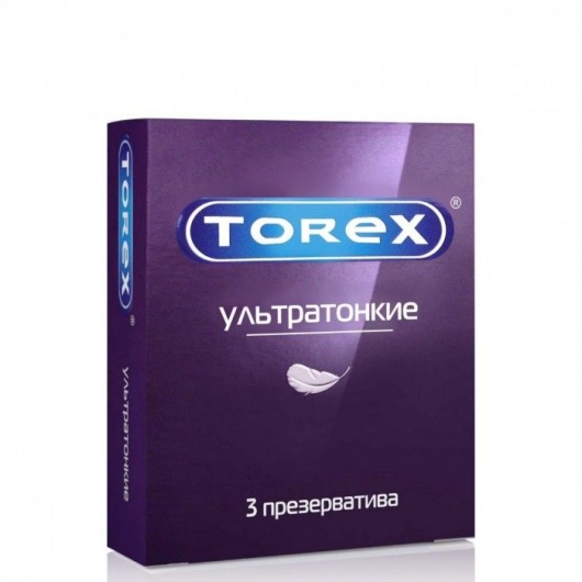 Презервативы Torex  Ультратонкие  - 3 шт. - Torex - купить с доставкой в Томске