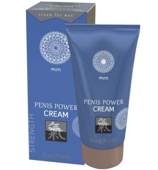 Возбуждающий крем для мужчин Penis Power Cream - 30 мл. - Shiatsu - купить с доставкой в Томске