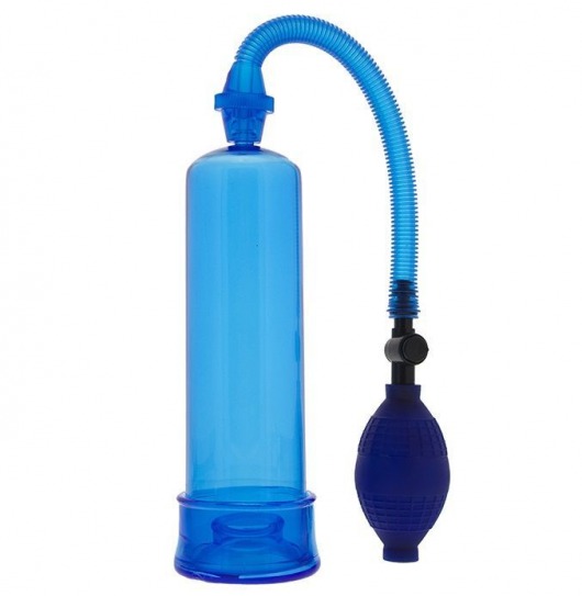 Синяя вакуумная помпа MENZSTUFF PENIS ENLARGER - Dream Toys - в Томске купить с доставкой