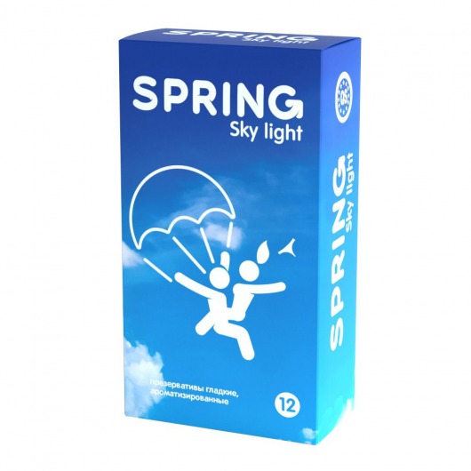 Ультратонкие презервативы SPRING SKY LIGHT - 12 шт. - SPRING - купить с доставкой в Томске