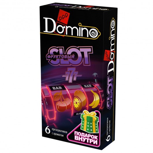 Ароматизированные презервативы DOMINO  Фруктовый слот  - 6 шт. - Domino - купить с доставкой в Томске