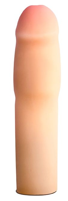 Телесная насадка-удлинитель на пенис PERFORMANCE 1.5INCH COCK XTENDER - 16 см. - Blush Novelties - в Томске купить с доставкой