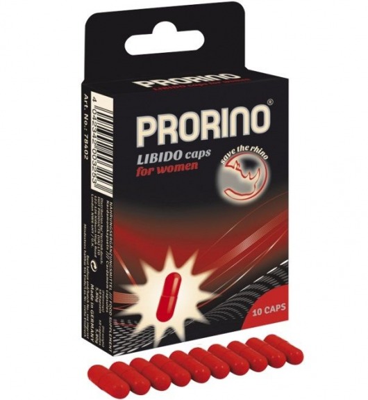 БАД для женщин ero black line PRORINO Libido Caps - 10 капсул - Ero - купить с доставкой в Томске