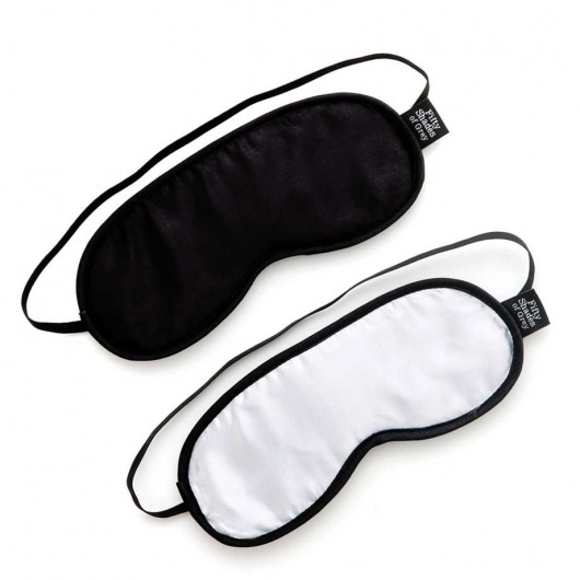 Набор из двух масок на глаза Soft Blindfold Twin Pack - Fifty Shades of Grey - купить с доставкой в Томске