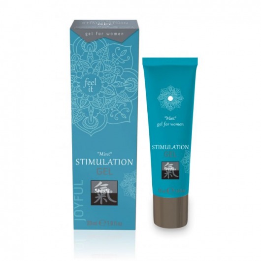 Возбуждающий интимный гель STIMULATION GEL Mint - 30 мл. - Shiatsu - купить с доставкой в Томске