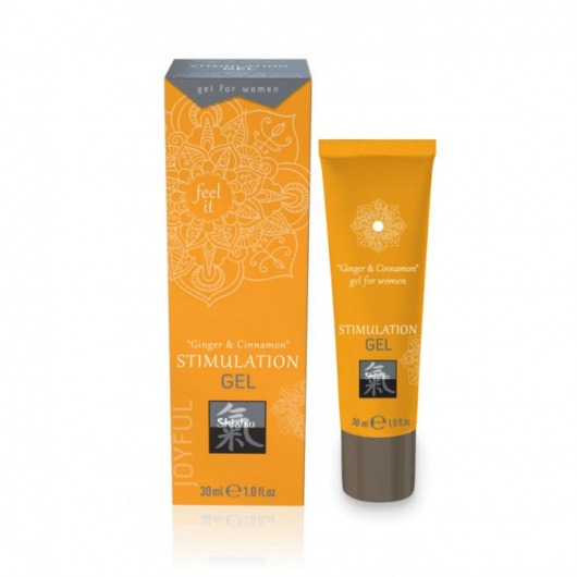 Возбуждающий интимный гель STIMULATION GEL Ginger   Cinnamon - 30 мл. - Shiatsu - купить с доставкой в Томске