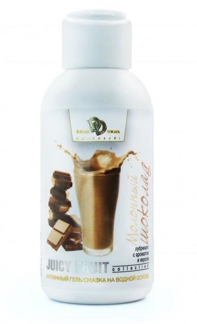 Интимный гель-смазка JUICY FRUIT с ароматом молочного шоколада - 100 мл. - БиоМед - купить с доставкой в Томске