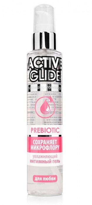 Увлажняющий интимный гель Active Glide Prebiotic - 100 гр. - Биоритм - купить с доставкой в Томске