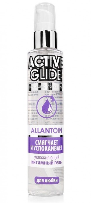 Увлажняющий интимный гель Active Glide Allantoin - 100 гр. - Биоритм - купить с доставкой в Томске