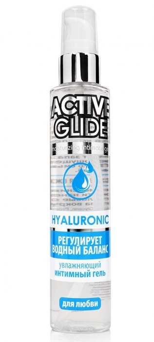 Увлажняющий интимный гель Active Glide Hyaluronic - 100 гр. - Биоритм - купить с доставкой в Томске