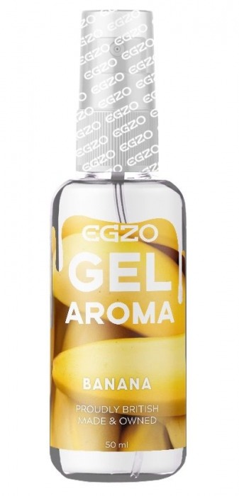 Интимный лубрикант EGZO AROMA с ароматом банана - 50 мл. - EGZO - купить с доставкой в Томске