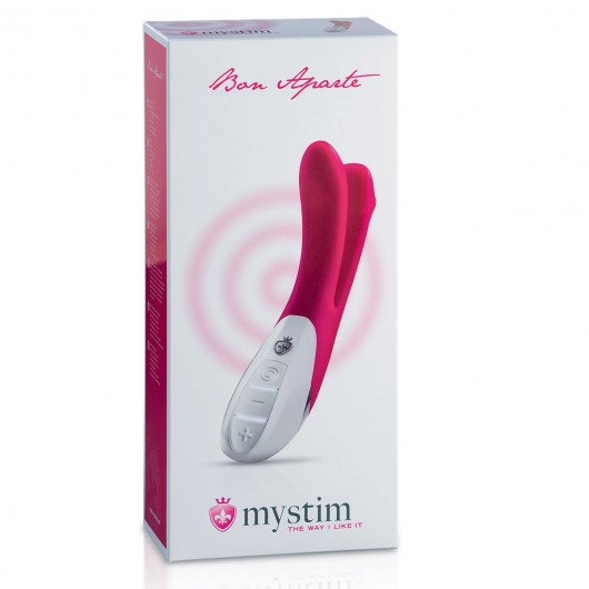 Ярко-розовый вибратор Mystim Bon Aparte - 25 см. - MyStim