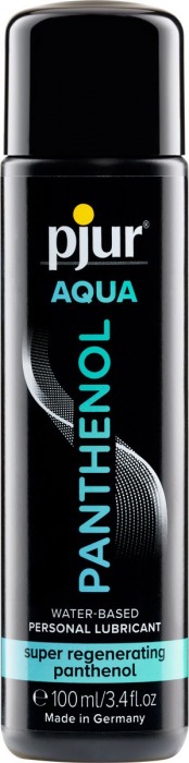 Лубрикант на водной основе с пантенолом pjur AQUA Panthenol - 100 мл. - Pjur - купить с доставкой в Томске