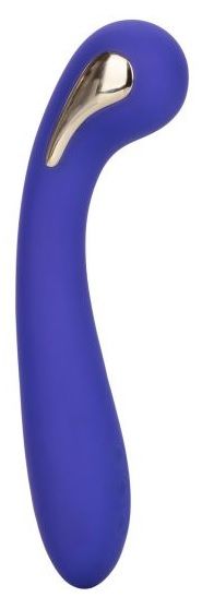 Фиолетовый вибромассажер с электростимуляцией Intimate Estim Petite G Wand - 19 см. - California Exotic Novelties - купить с доставкой в Томске