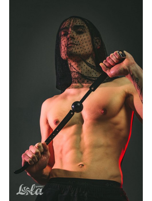 Черный кляп-шарик Joyride - Lola Games - купить с доставкой в Томске