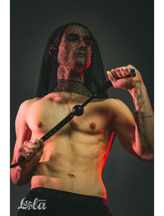 Черный кляп-шарик Joyride - Lola Games - купить с доставкой в Томске