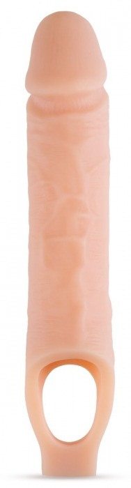 Телесный реалистичный фаллоудлинитель 10 Inch Silicone Cock Sheath Penis Extender - 25,4 см. - Blush Novelties - в Томске купить с доставкой