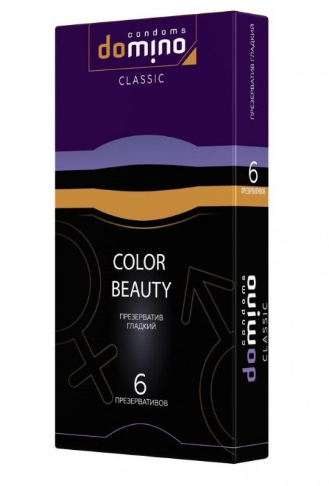 Разноцветные презервативы DOMINO Colour Beauty - 6 шт. - Domino - купить с доставкой в Томске
