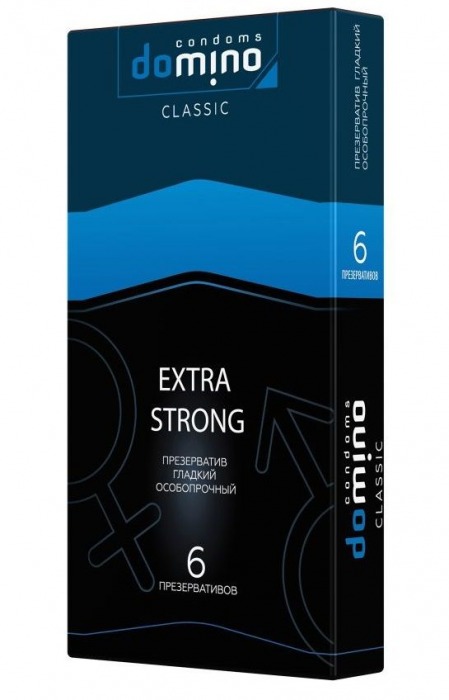 Суперпрочные презервативы DOMINO Extra Strong - 6 шт. - Domino - купить с доставкой в Томске