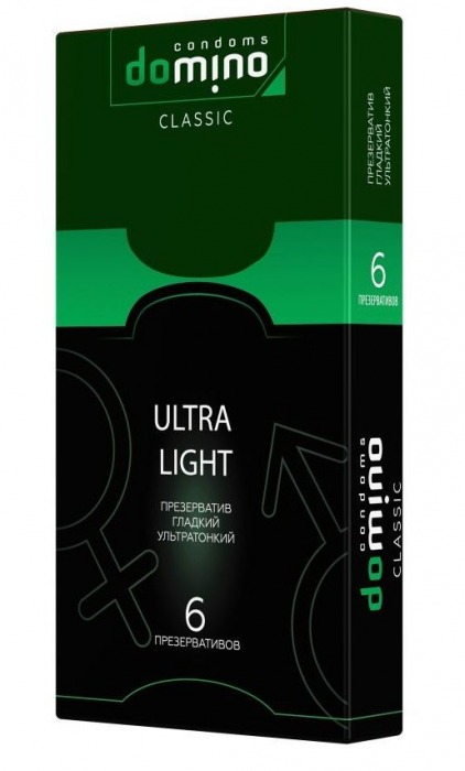 Супертонкие презервативы DOMINO Ultra Light - 6 шт. - Domino - купить с доставкой в Томске