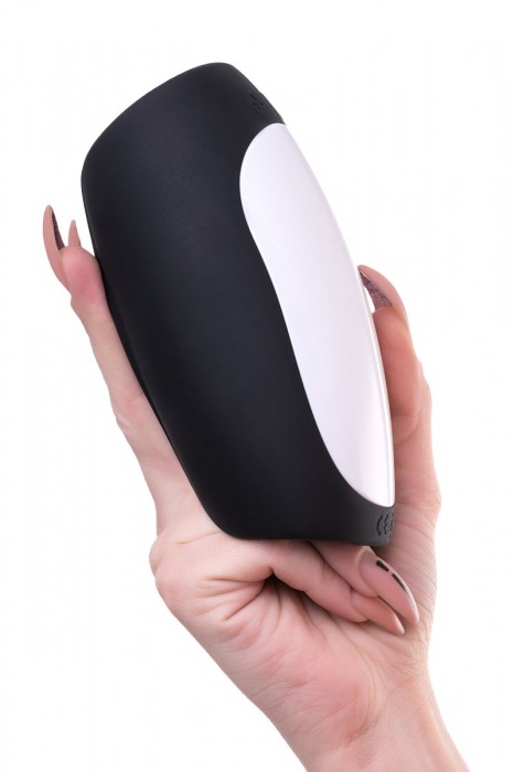 Черно-белый перезаряжаемый мастурбатор Erotist Hailstorm - Erotist Adult Toys - в Томске купить с доставкой