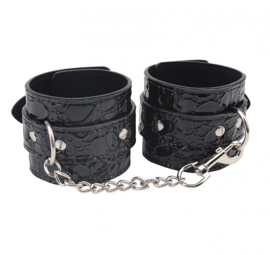 Черные наручники Be good Wrist Cuffs - Chisa - купить с доставкой в Томске