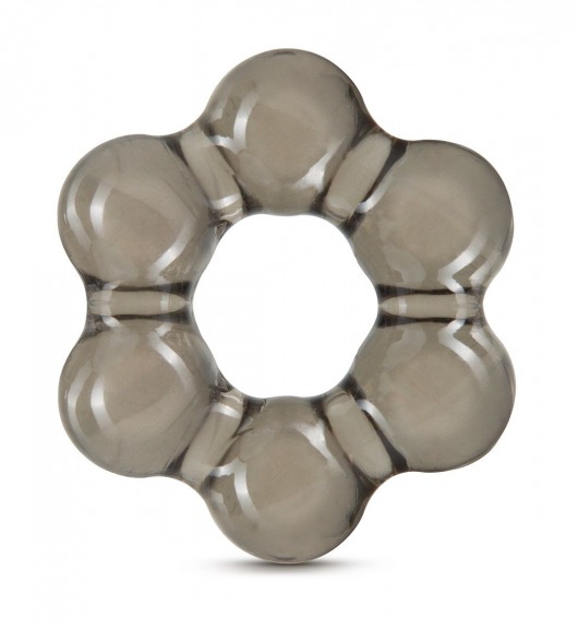 Дымчатое эрекционное кольцо Stay Hard Thick Bead Cock Ring - Blush Novelties - в Томске купить с доставкой
