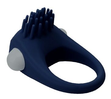 Синее эрекционное виброкольцо STIMU RING - Dream Toys - в Томске купить с доставкой