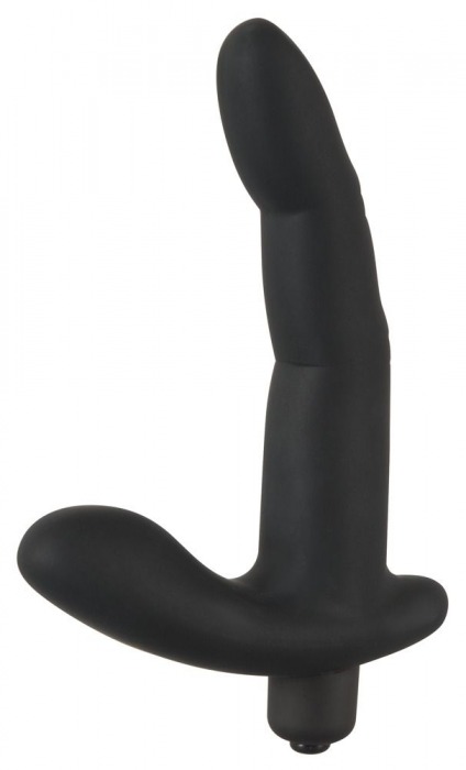 Черный вибромассажер простаты Naughty Finger Prostate Vibe - 13,8 см. - Orion - в Томске купить с доставкой
