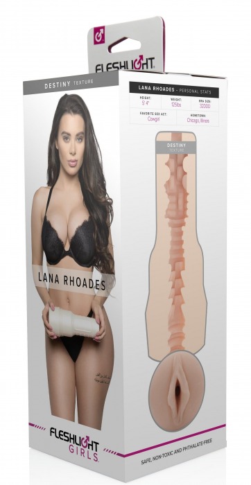 Мастурбатор-вагина Fleshlight Girls - Lana Rhoades Destiny - Fleshlight - в Томске купить с доставкой