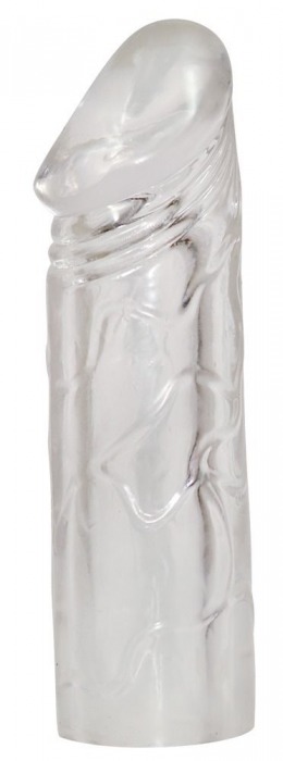 Удлиняющая насадка на пенис Mega Dick Sleeve Transparent - Orion - в Томске купить с доставкой