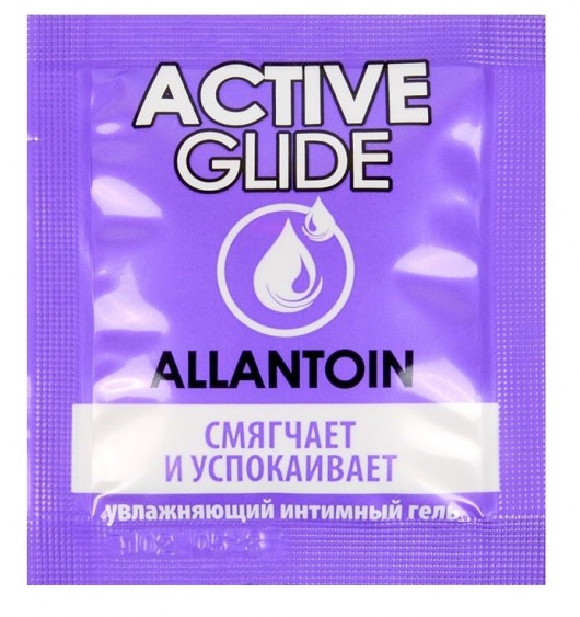 Лубрикант на водной основе Active Glide с аллантоином - 3 гр. - Биоритм - купить с доставкой в Томске