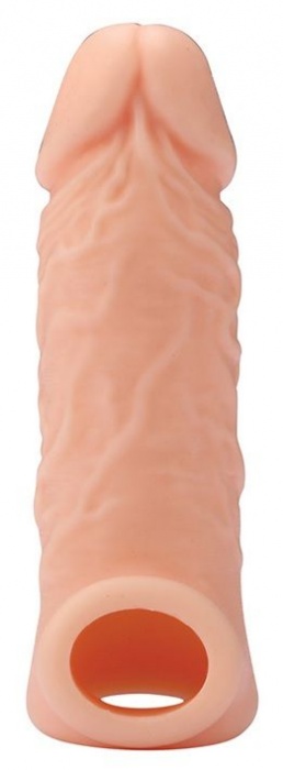 Телесная насадка EXTENDER WITH BALL STRAP 5.5 - 14 см. - Dream Toys - в Томске купить с доставкой