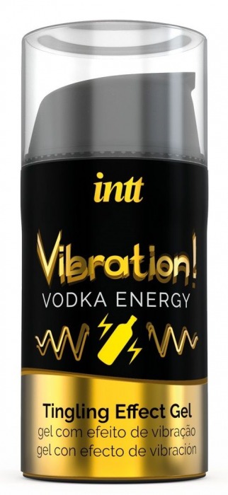 Жидкий интимный гель с эффектом вибрации Vibration! Vodka Energy - 15 мл. - INTT - купить с доставкой в Томске