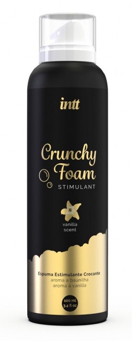 Пенка для массажа Crunchy Foam Stimulant Vanilla - 100 мл. - INTT - купить с доставкой в Томске