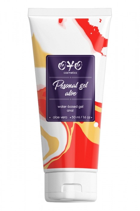 Анальная смазка на водной основе OYO Personal Gel Aloe - 50 мл. - OYO - купить с доставкой в Томске