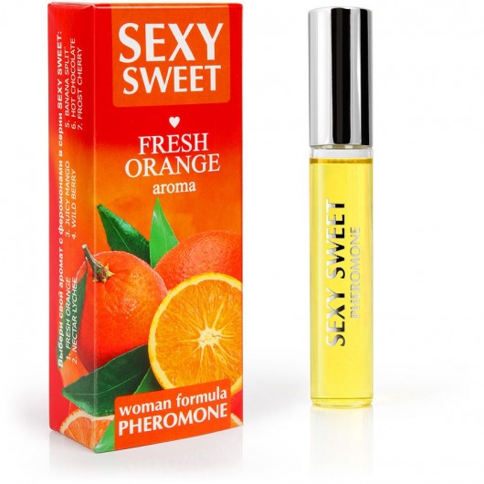 Парфюм для тела с феромонами Sexy Sweet с ароматом апельсина - 10 мл. -  - Магазин феромонов в Томске
