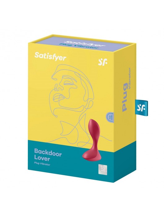 Красный вибромассажёр простаты Satisfyer Backdoor Lover - 14 см. - Satisfyer - в Томске купить с доставкой