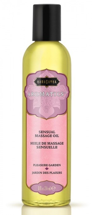 Массажное масло с цветочным ароматом Pleasure Garden - 236 мл. - Kama Sutra - купить с доставкой в Томске