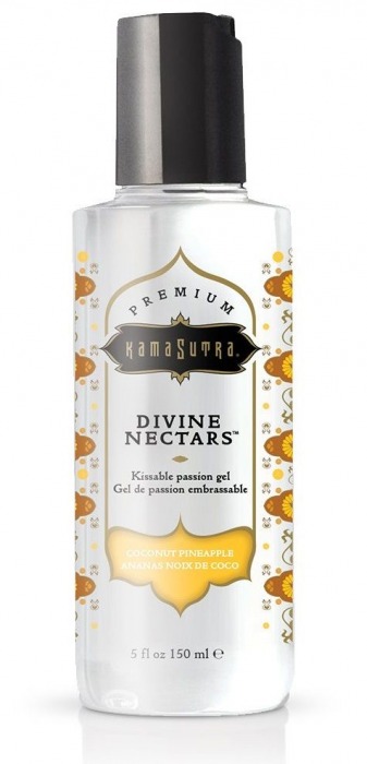 Гель-лубрикант на водной основе Divine Nectars Vanilla с ароматом ванили - 150 мл. - Kama Sutra - купить с доставкой в Томске