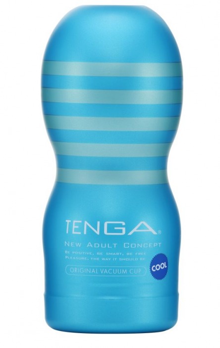 Мастурбатор с охлаждающей смазкой TENGA Original Vacuum Cup Cool - Tenga - в Томске купить с доставкой