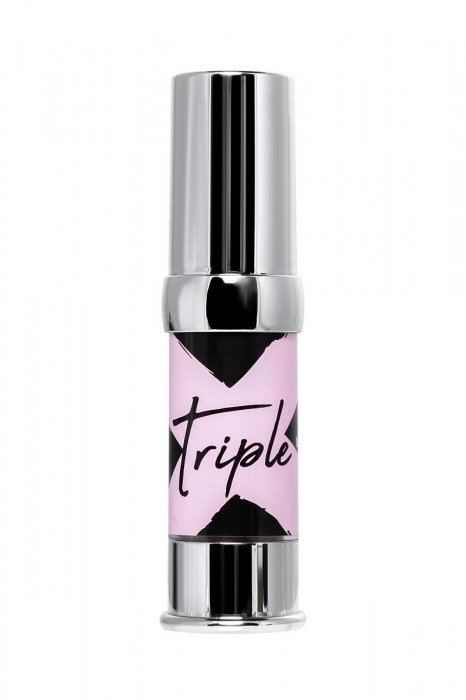 Возбуждающий гель с эффектом вибрации и охлаждения Triple X 3 in 1 Unisex Pleasure Enhancer Gel - 15 мл. - Secret Play - купить с доставкой в Томске