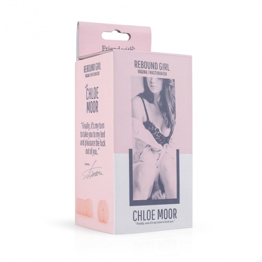 Телесный мастурбатор-вагина Chloe Moor Masturbator - Friend with Benefits - в Томске купить с доставкой