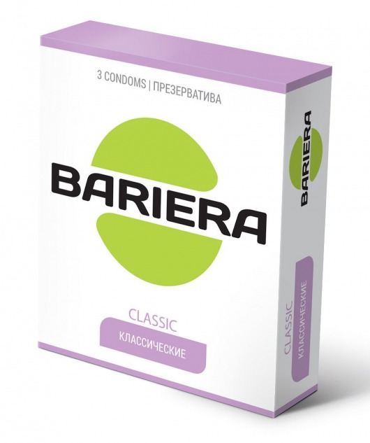 Классические презервативы Bariera Classic - 3 шт. - Bariera - купить с доставкой в Томске