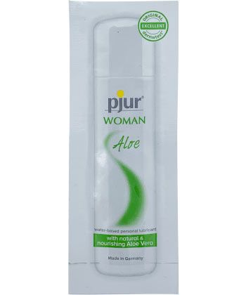 Лубрикант на водной основе pjur WOMAN Aloe - 2 мл. - Pjur - купить с доставкой в Томске