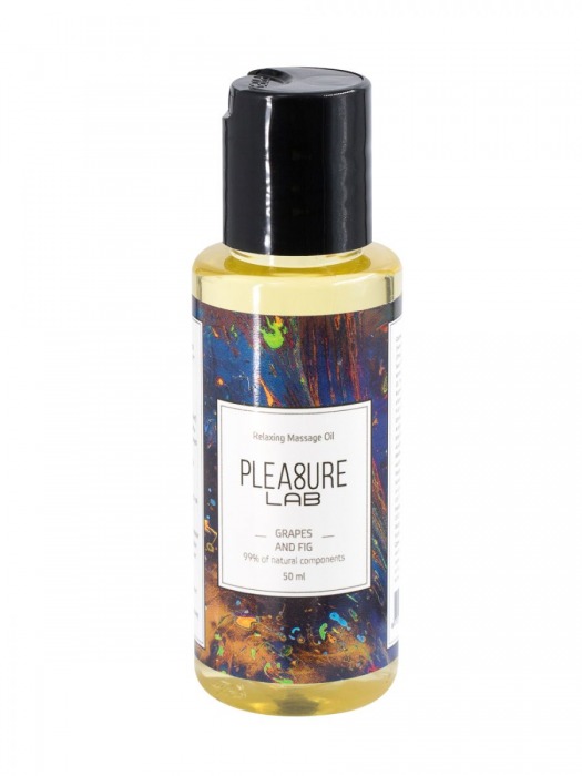 Массажное масло Pleasure Lab Relaxing с ароматом винограда и инжира - 50 мл. - Pleasure Lab - купить с доставкой в Томске