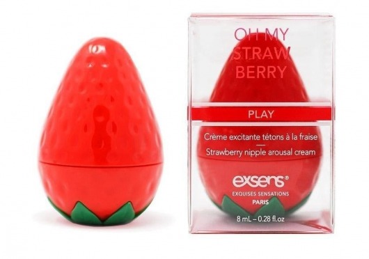 Крем для стимуляции сосков Oh My Strawberry - 8 мл. - Exsens - купить с доставкой в Томске