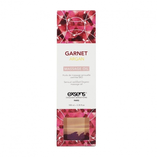 Органическое массажное масло GARNET ARGAN - 100 мл. - Exsens - купить с доставкой в Томске